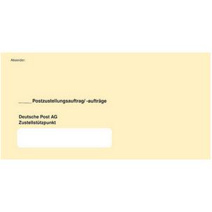 Zustellungsumschlag, 235 x 120 mm, mit Fenster 2050/100