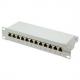 10" Patch Panel Kat.6A, Klasse EA, lichtgrau  NP0052B