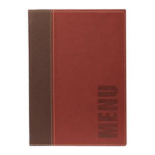 Speisekarten-Mappe TRENDY, weinrot MC-TRA5-WR