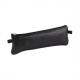 Schlamper-Etui, schwarzes Leder, trapezförmig 8321C