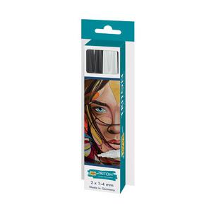 Acrylmarker SOLO Goya "TRITON Acrylic Paint Marker 1.4", 2er Set schwarz / weiß 17892