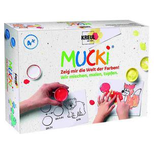 Fingerfarbe "MUCKI", Set "Wir mischen, malen, tupfen" 29100
