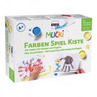 Fingerfarbe "MUCKI", Set "Wir malen mit Händen und Fingern"