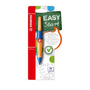 Bleistift EASYergo 1.4, ultramarin/neonorange - Rechtshänder B-46893-3