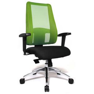 Bürodrehstuhl "Lady Sitness Deluxe", schwarz/grün LT29BT W505