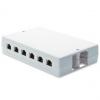 Aufputzbox für Keystone Module, 6-Port