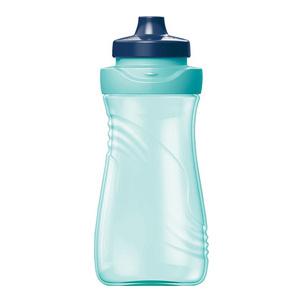 Trinkflasche ORIGINS, 0,43 Liter, blau / türkis - geöffnet 871704