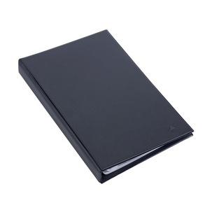 Visitenkarten-Ringbuch, PVC, schwarz CV4