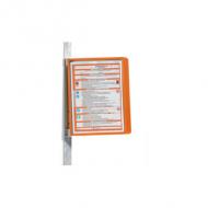Sichttafelsystem VARIO MAGNET WALL 5, orange