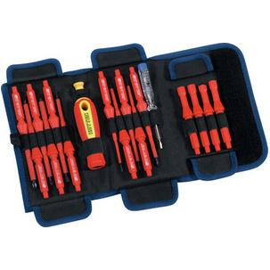 VDE Schraubendrehersatz, bestückt, 18-teilig 50846000033