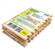 Wäscheklammern - Holz, 20er Pack