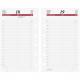 Kalender-Einlage für Zeitplaner "Timing 2", Wochenkalendarium 7066900006