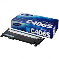 SAMSUNG Toner fr SAMSUNG CLP360 / CLP365N, cyan Kapazitt: ca. 1.000 Seiten (NEU: ST984A ALT:CLT-C406S / ELS) CLX-330 / CLX-3305