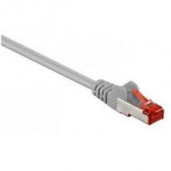 INTELLINET Netzwerkkabel Cat6 S / FTP CU LS0H 2,0m Grau RJ-45 Stecker  /  RJ-45 Stecker Vergoldete Kontakte (733243)