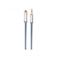 Audiokabel "Slim Line", 3,5 mm Klinkenstecker - 3,5 mm Klinkenkupplung