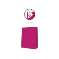 Papiertragetasche, mittel, fuchsia