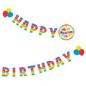 Girlanden-Kette "Happy Birthday" 40012155