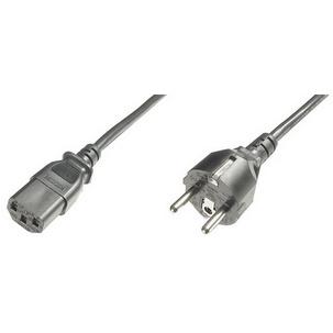 Stromkabel, Schutzkontakt-Stecker - IEC C13 AK-440101-018-S