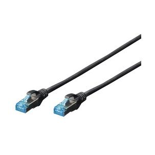 Patchkabel Kat.5e, SF/UTP, schwarz DK-1532-020/BL