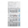 Wandkalender "4-Monats-Kalender UWS", grau