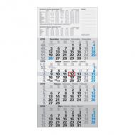 Wandkalender "4-Monats-Kalender UWS", grau