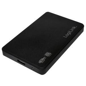 2,5" SATA Festplatten-Gehäuse, USB 3.0, Aluminium - inkl. LogiLink Backup Software UA0256