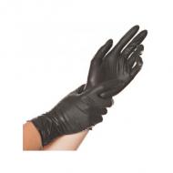 Symbolbild: Latex-Handschuh "DIABLO", puderfrei, in Anwendung