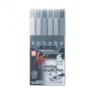 Pinselstift Koi Coloring Brush, 6er Etui