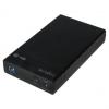 3,5" SATA Festplatten-Gehäuse, USB 3.0, Kunststoff - inkl. LogiLink Backup Software
