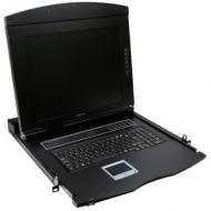 19" LCD KVM Konsole mit 43,18 cm (17") TFT-Monitor