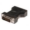 DVI-D Adapter, DVI-D 24+1 Stecker - 15 Pol Sub-D Kupplung