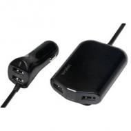 USB KFZ-Ladegerät für Vorder- & Rücksitze