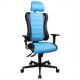 Bürodrehstuhl "Sitness RS", schwarz / blau 6991-4