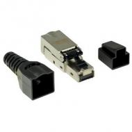 RJ45-Steckverbinder EconLine Kat.6A, T568A, geschirmt