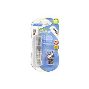 Spender Supaclip® 40, transparent, mit Edelstahl-Clips RC4025SS