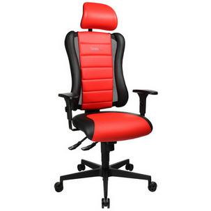 Bürodrehstuhl "Sitness RS", schwarz / rot SR10P DA01X