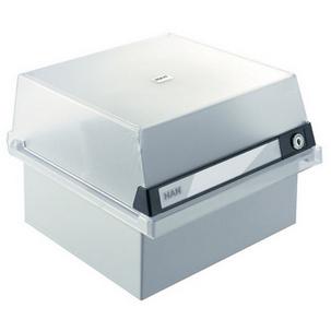 Karteikasten, mit Schloss - A5 quer 965-S-631