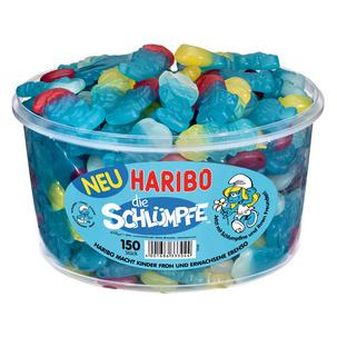 Fruchtgummi SCHLÜMPFE, 150er Runddose 33304