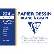 Zeichenpapier "Blanc à Grain", 210 x 297 mm, 224 g/qm