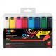 Pigmentmarker POSCA PC-7M, 8er Etui PC7M/16A ASS31