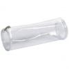 Schlamper-Rolle Kunststoff, transparent/glitter