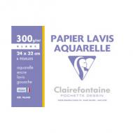 Zeichenpapier " Lavis Aquarelle", in Sammelmappe