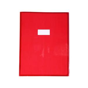 Heftschoner Cristalux - transparent, rot 73403C