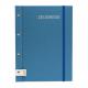 Zeugnismappe Metallium, blau 88563