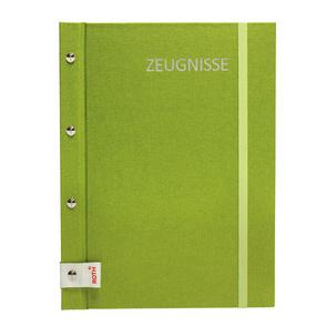Zeugnismappe Metallium, grün 88564