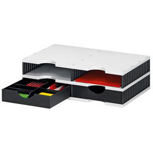 Symbolbild: styrodoc duo Set - schwarz / grau / schwarz (Lieferung unbestückt) 268-0202.9895S
