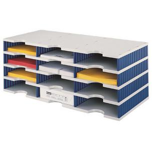Symbolbild: Grundeinheit styrodoc trio, grau / blau (Lieferung unbestückt) 268-0304.38