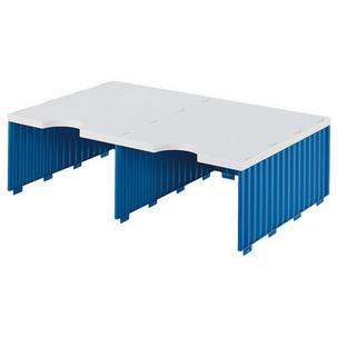 Aufbaueinheit styrodoc duo, grau / blau 268-1221.38