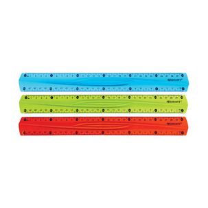 Flachlineal, Länge: 300 mm, farbig sortiert E-10222 00