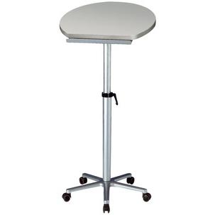 Ergonomischer Stehtisch, höhenverstellbar, grau 93041-82